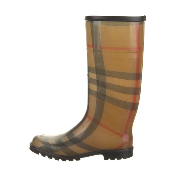 Burberry Nova Check Rain Boots - Picture 2 of 4